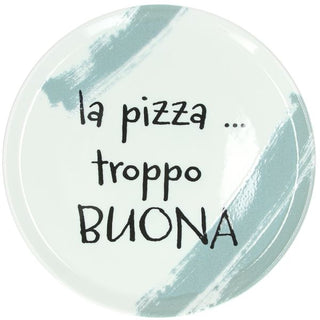 Round Pizza Plate 33cm Cinzia Multicolor