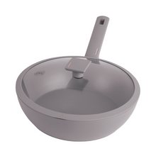 Load image into Gallery viewer, Wok with lid, 28 cm, Taupe
