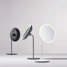 Load image into Gallery viewer, Table Mirror with touch light black
