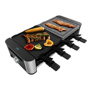 Raclette Cheese&grill inox mix grill