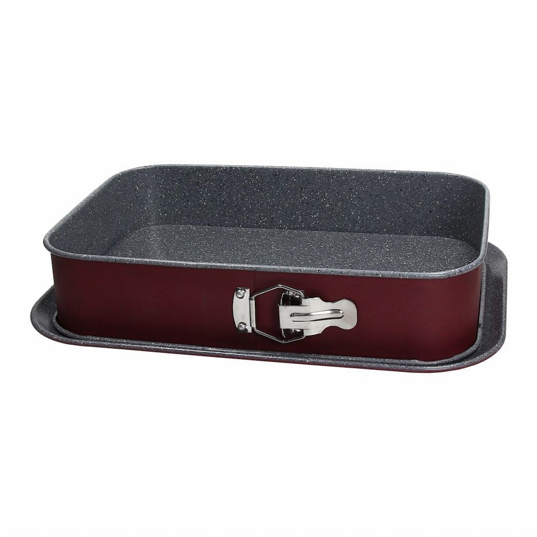 Sweet Cherry Line Rect. Cake Pan 39x27 cm With Tray