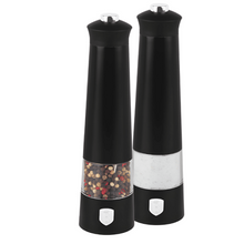 Load image into Gallery viewer, Electric mill pepper and salt, 2pcs set
