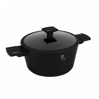 Casserole with lid, Black Matt