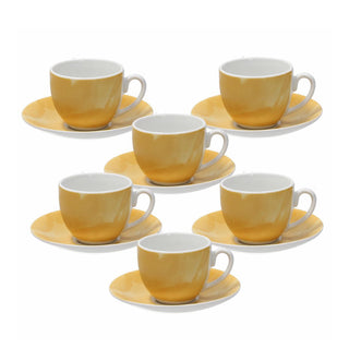 Sfera Colorplay Coffee Cup & Saucer Set of 6 pcs