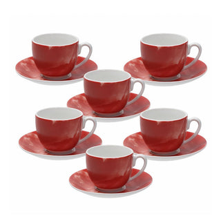 Sfera Colorplay Coffee Cup & Saucer Set of 6 pcs