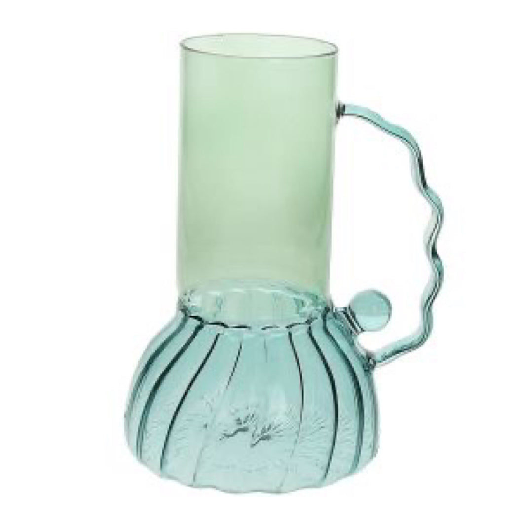 Vase Verde H 19cm Glass Design Art