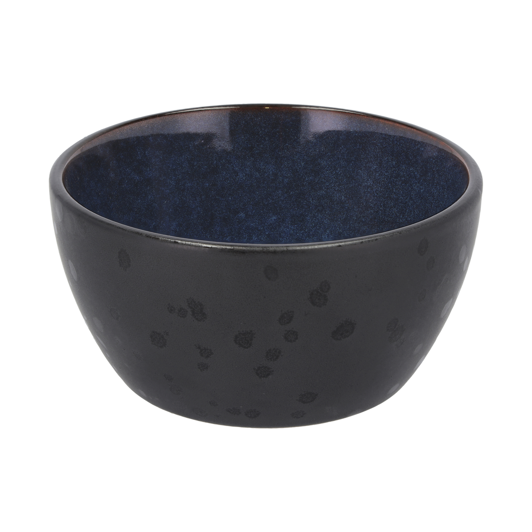 Bowl 12cm Black Dark Blue Bitz