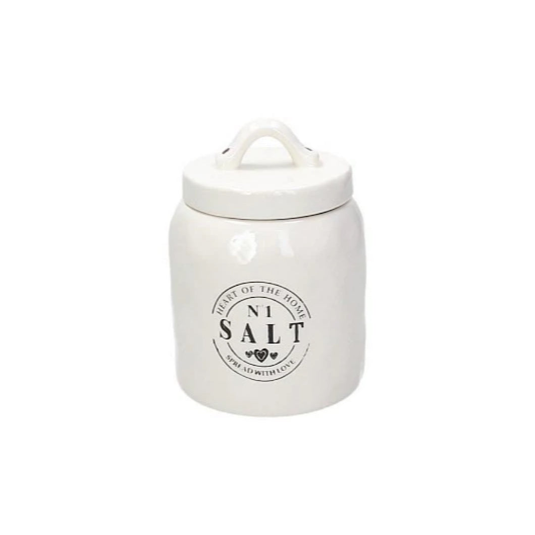 Salt Jar With Lid 11x16cm Dolce Country’s