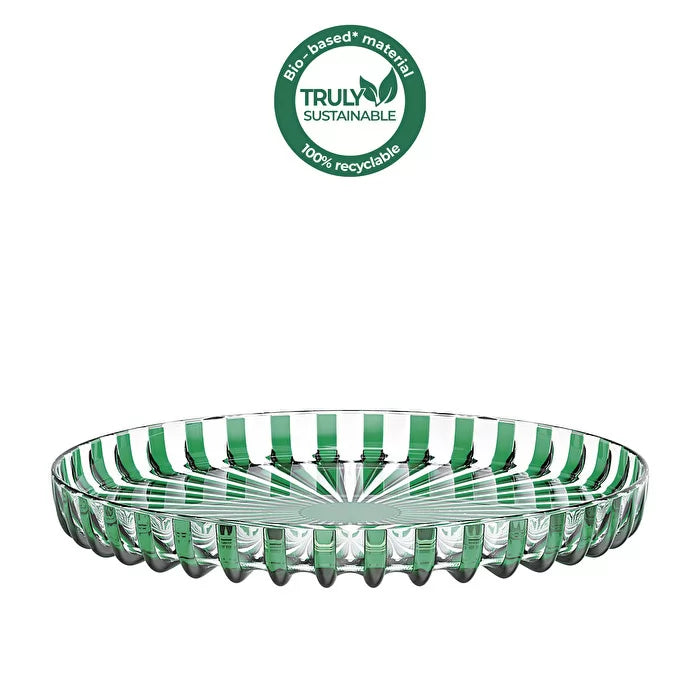 DOLCEVITA ROUND TRAY Emerald