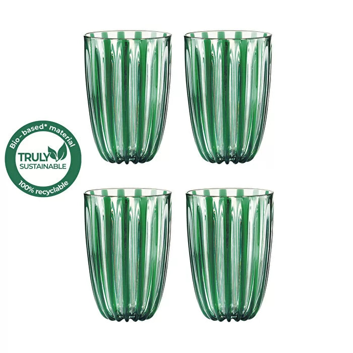 DolceVita Set of 4 Glasses Emerald