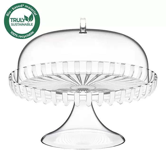 DolceVita Cake Stand With Dome Mother of pearl
