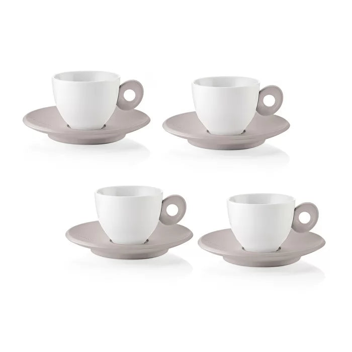 Everyday Set Of 4 Espresso Cups Taupe