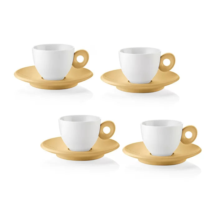 Everyday Set Of 4 Espresso Cups Yellow