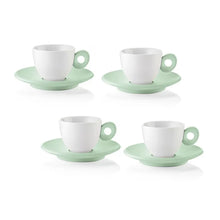 Load image into Gallery viewer, Everyday Set Of 4 Espresso Cups Green
