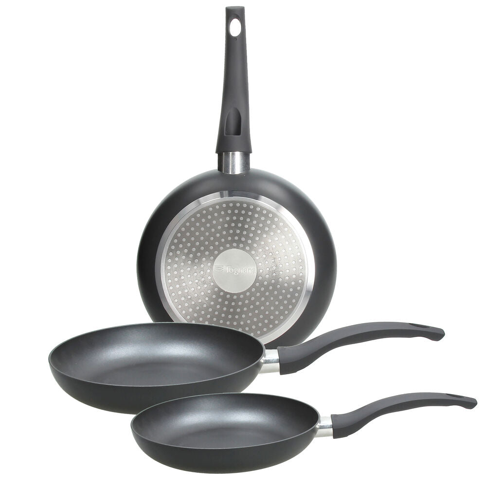 Set 3 Frypan CM 20/24/28 Grancucina Royal Rosestone