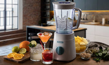 Load image into Gallery viewer, Ice Crusher Blender With Stainless Steel Blades White
