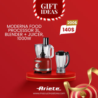 Moderna Food Processor 3L, Blender + Juicer, 1000W