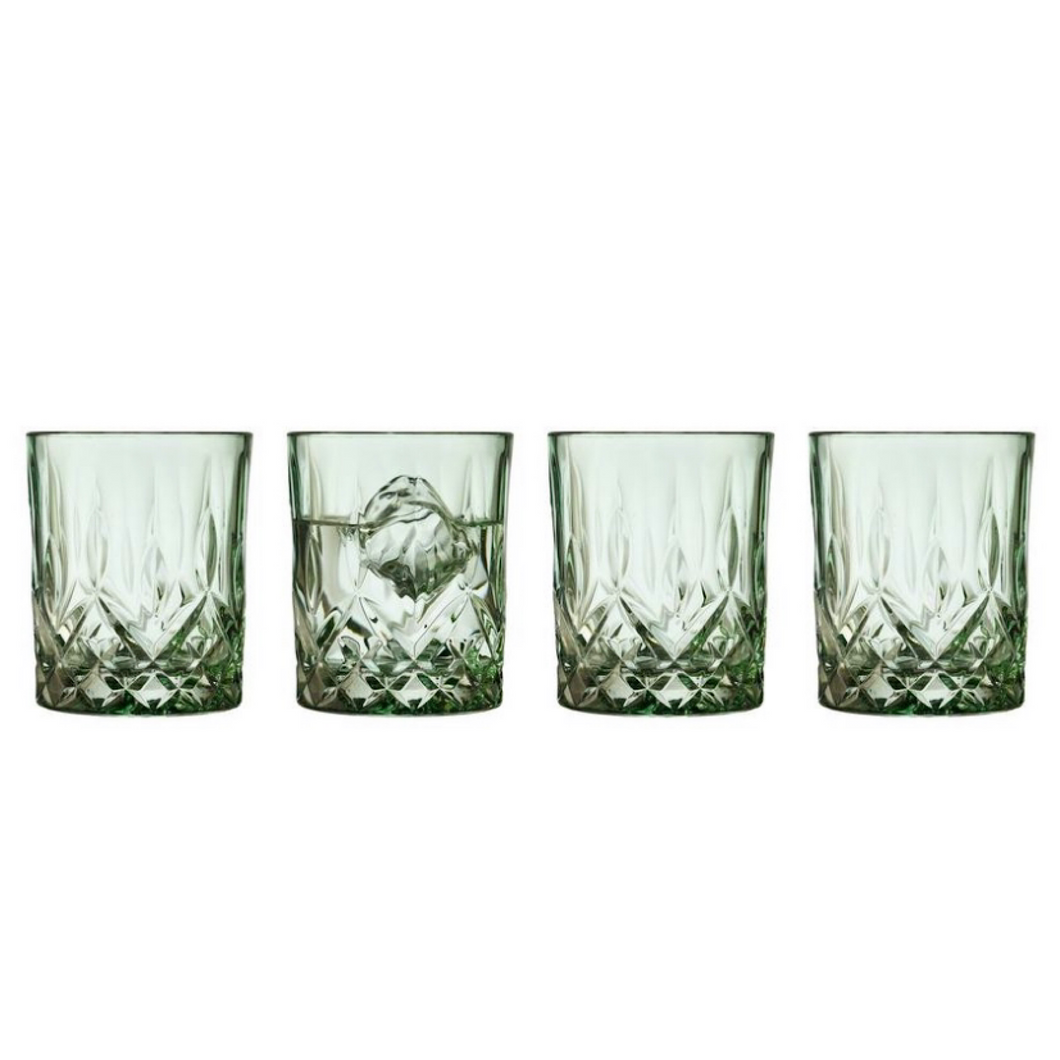 Whisky Glass Sorrento 32cl 4pcs Green
