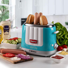 Load image into Gallery viewer, Hot Dog Maker Party Time Blue
