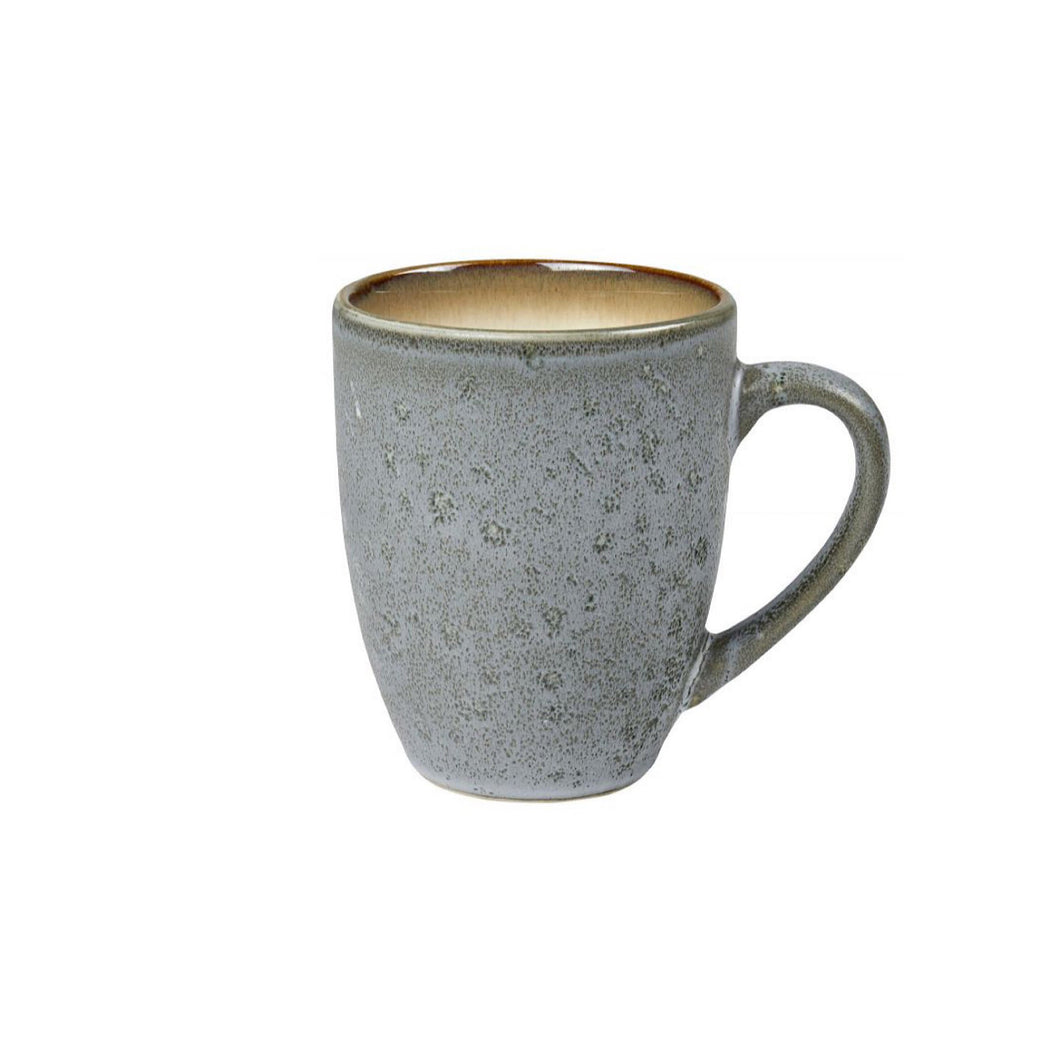 Stoneware Mug With Handle 0.3 l Grey, Cream