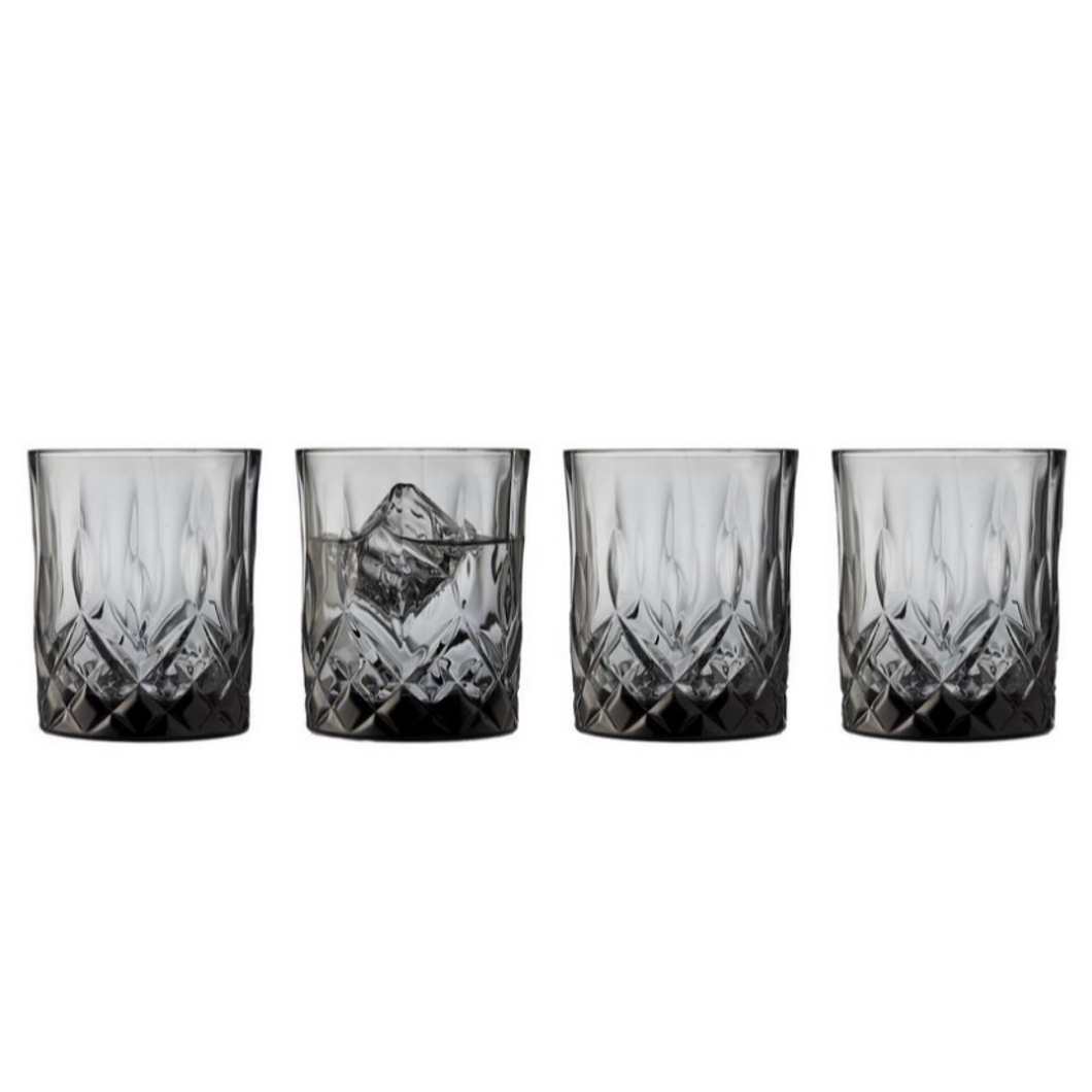 Whisky Glass Sorrento 32cl 4pcs Smoke