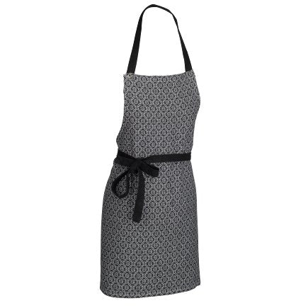 Apron Gianna white & Black Pattern