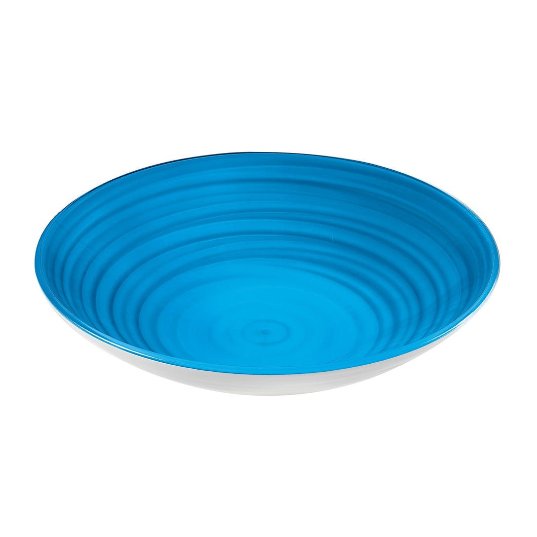 Center Piece /Fruit Bowl Twist Pale Blue