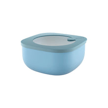 Load image into Gallery viewer, M STORE&amp;MORE - Shallow airtight fridge/freezer/microwave containers 975cc Matt mid blue
