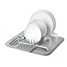 Load image into Gallery viewer, &#39;Dry &amp; Safe&#39; Dish Drainer With Mat Milk White
