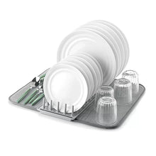 Load image into Gallery viewer, &#39;Dry &amp; Safe&#39; Dish Drainer With Mat Milk White
