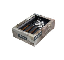 Load image into Gallery viewer, Anthony Wood Cutlery Set 24 pcs
