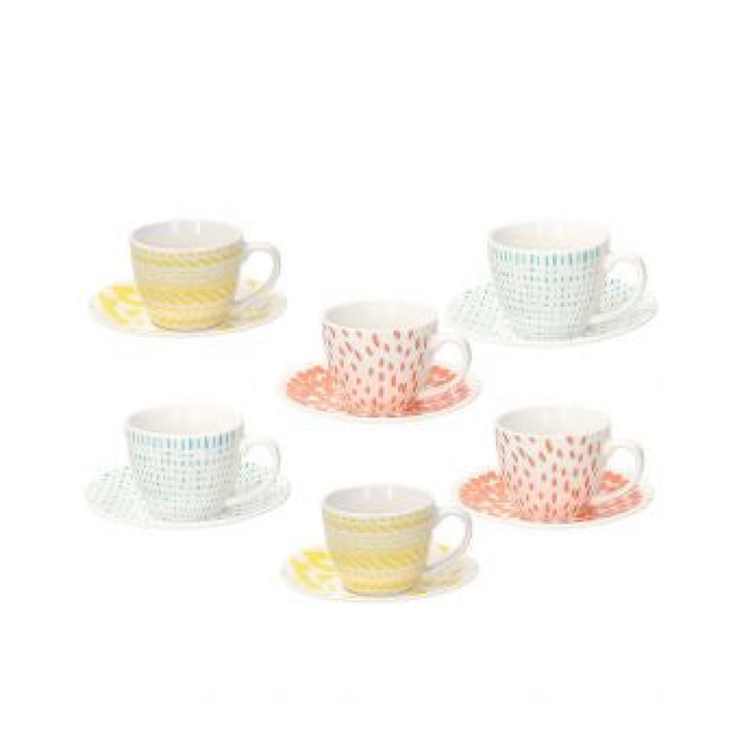 Iris Agua Coffee Set of 6pcs