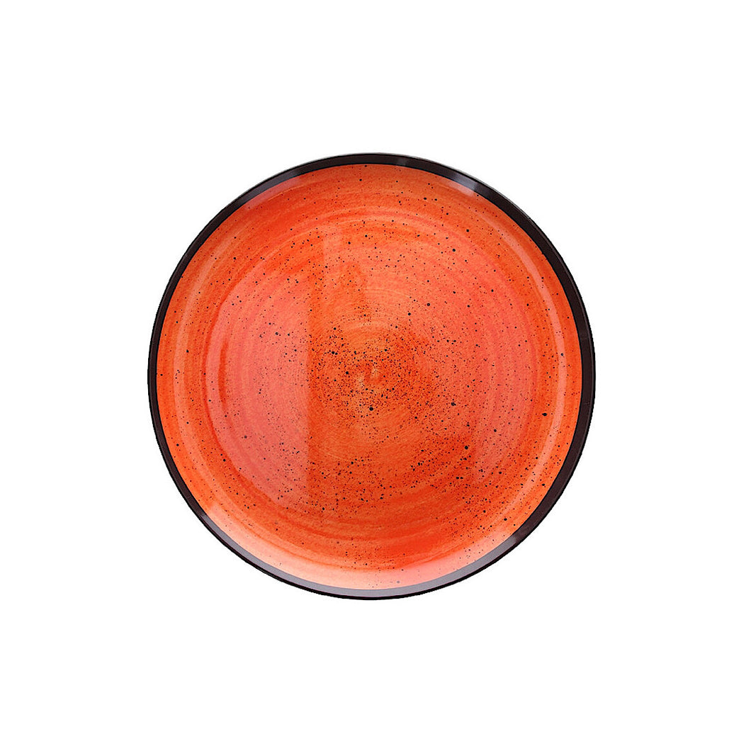 Melamine Round Tray 30cm Show Plate Arancio