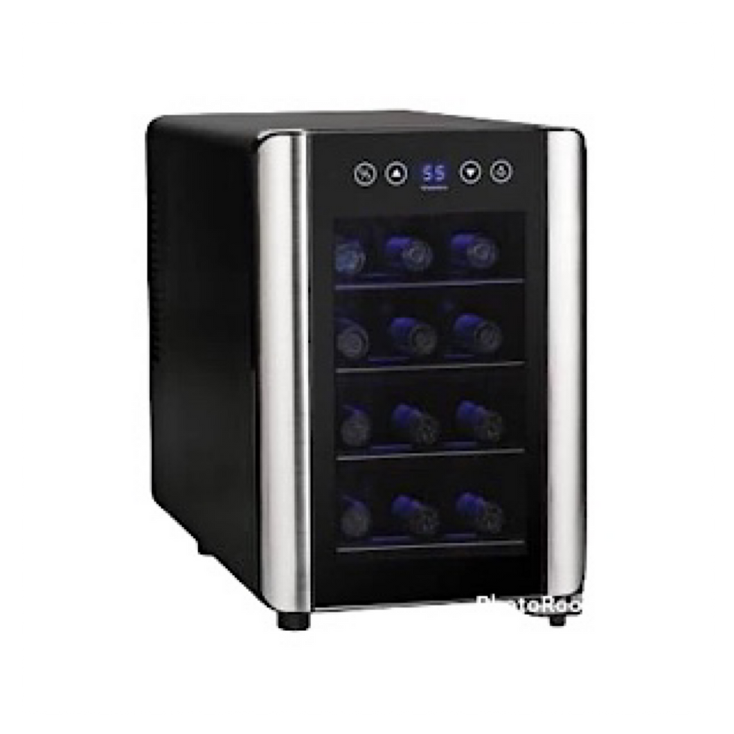 Thermoelectric Wine Cooler , 12 Bottles , Single Zone
