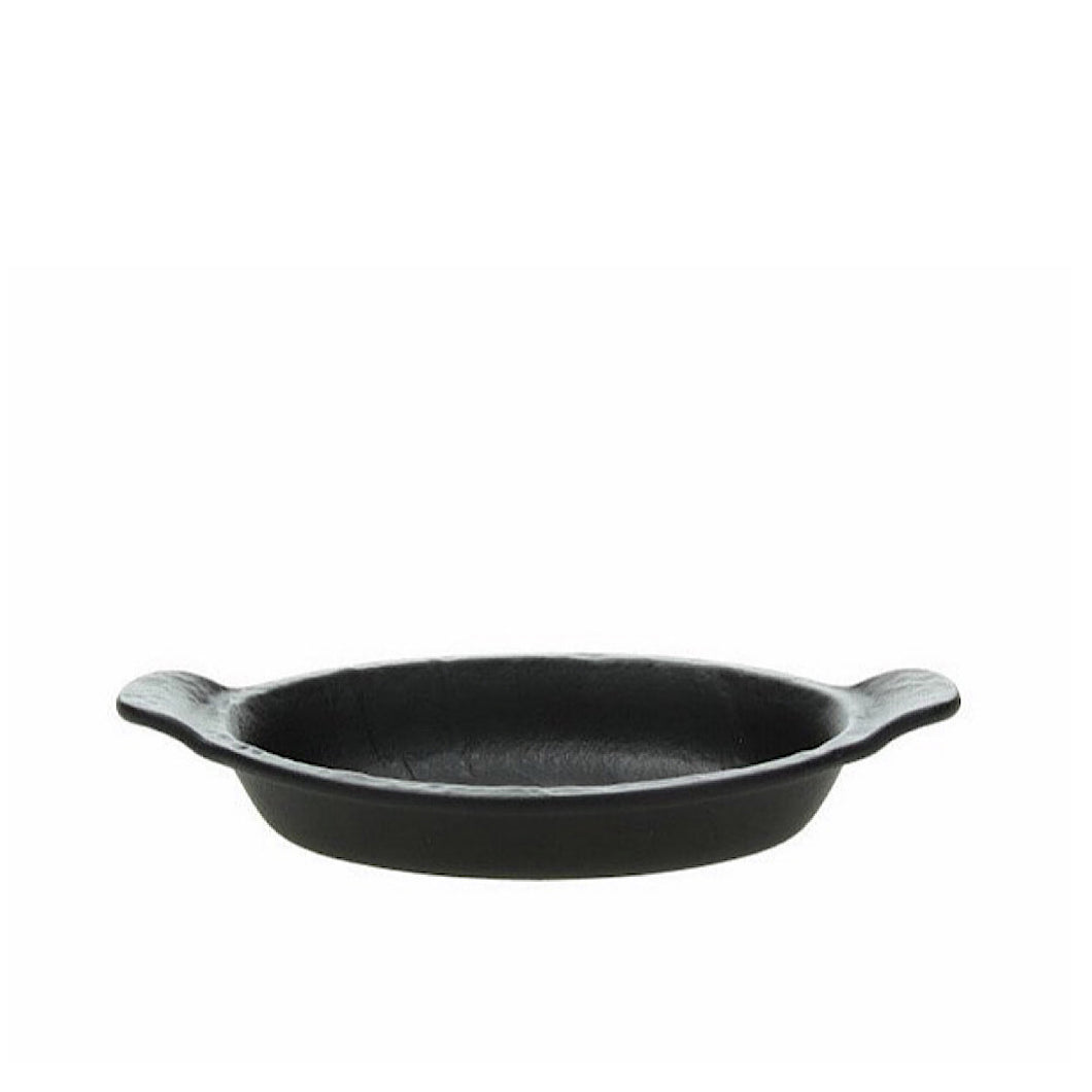 Oval Baking Dish 20.5cm Vulcania Black