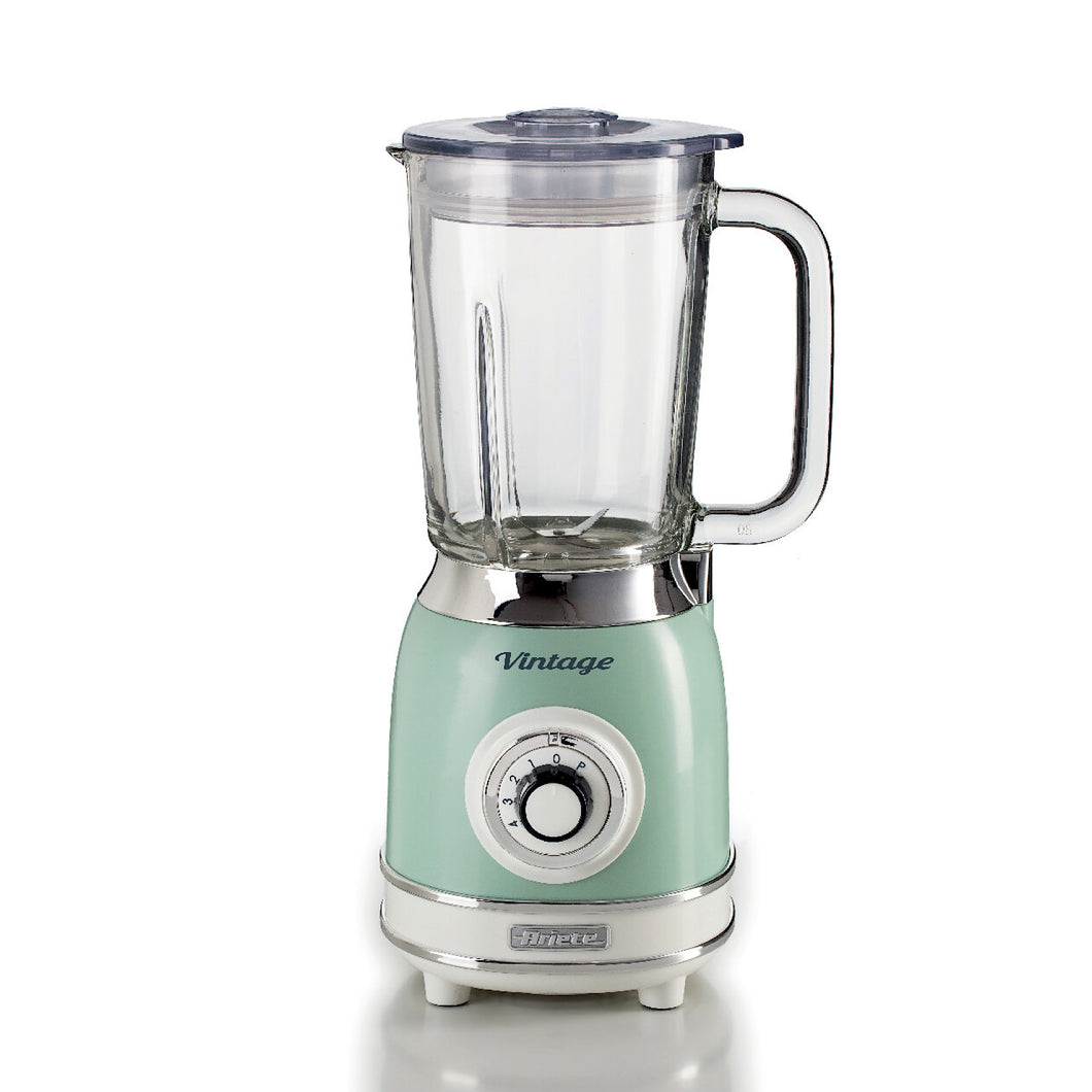 Vintage Blender With Glass Cup Green 1000W