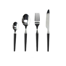 Load image into Gallery viewer, Anthony Zen Anthracite Cutlery 24 pcs
