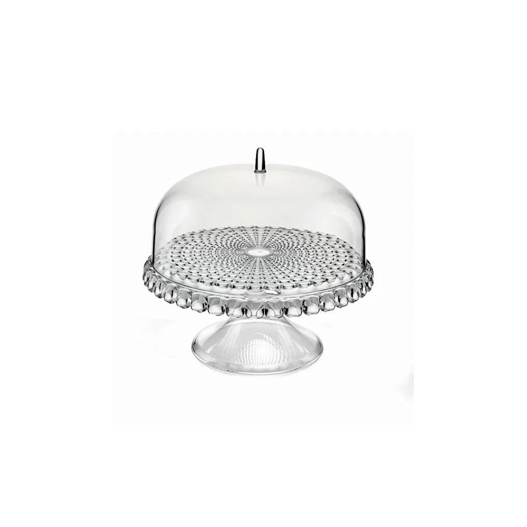 Small Cake Stand With Dome Clear ''Tiffany''