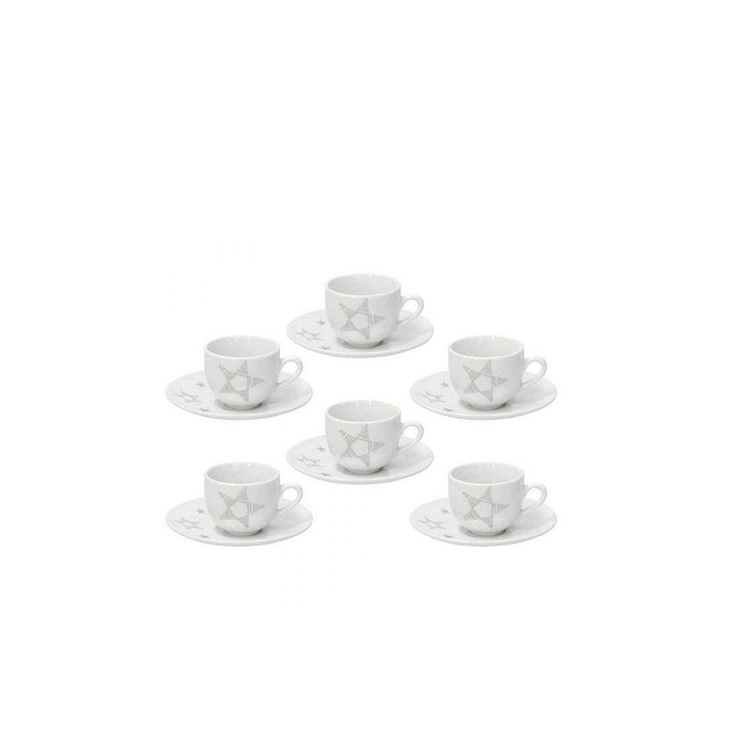 Olimpia Pack Coffee Cups with Saucer6pcs