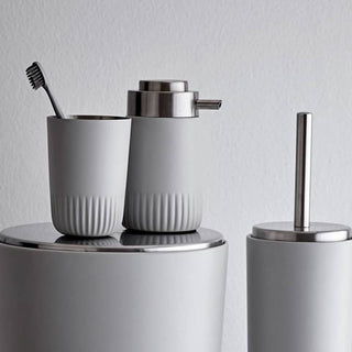 Toilet Brush Plissé White