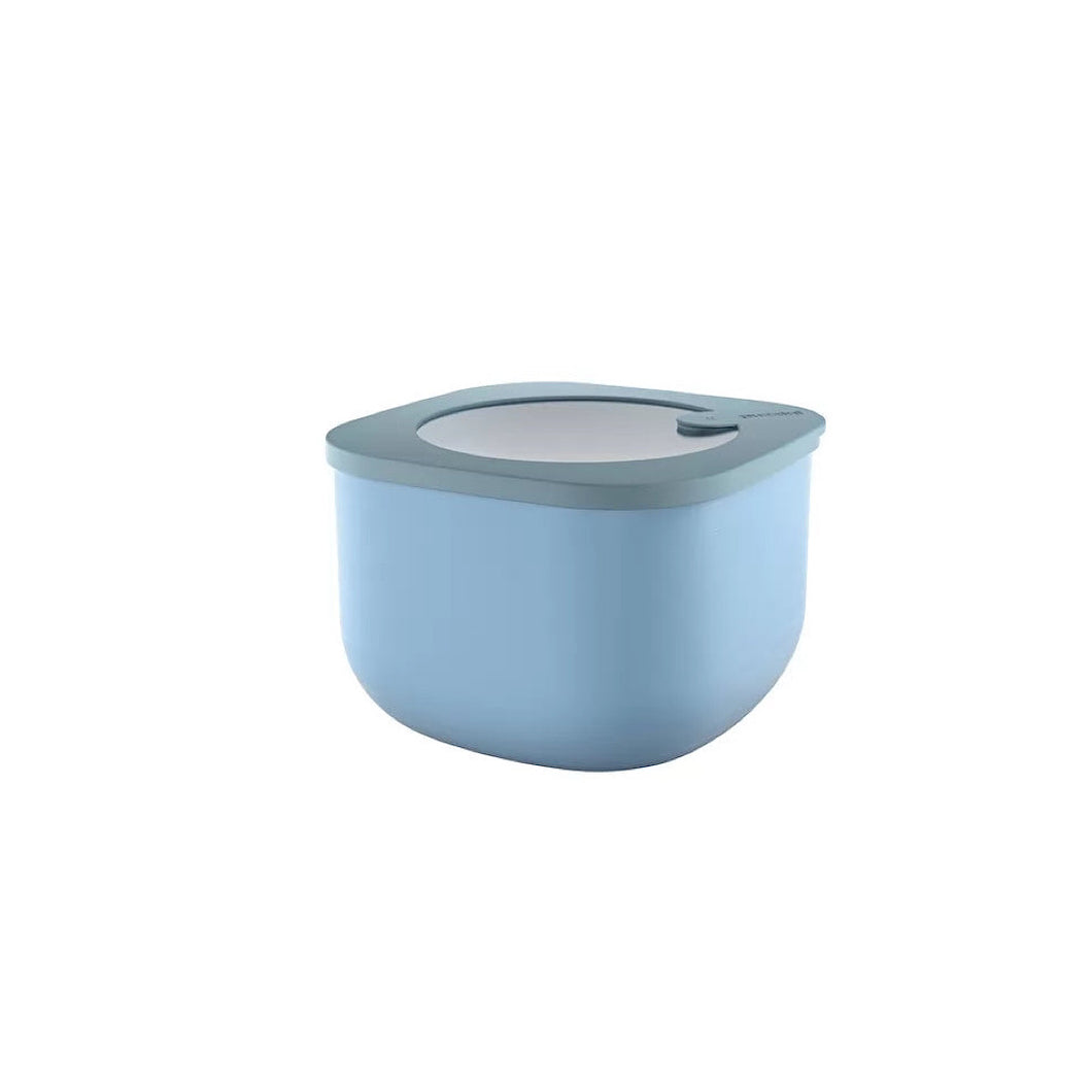 M STORE&MORE - Deep airtight fridge/freezer/microwave containers 1550cc Matt mid blue