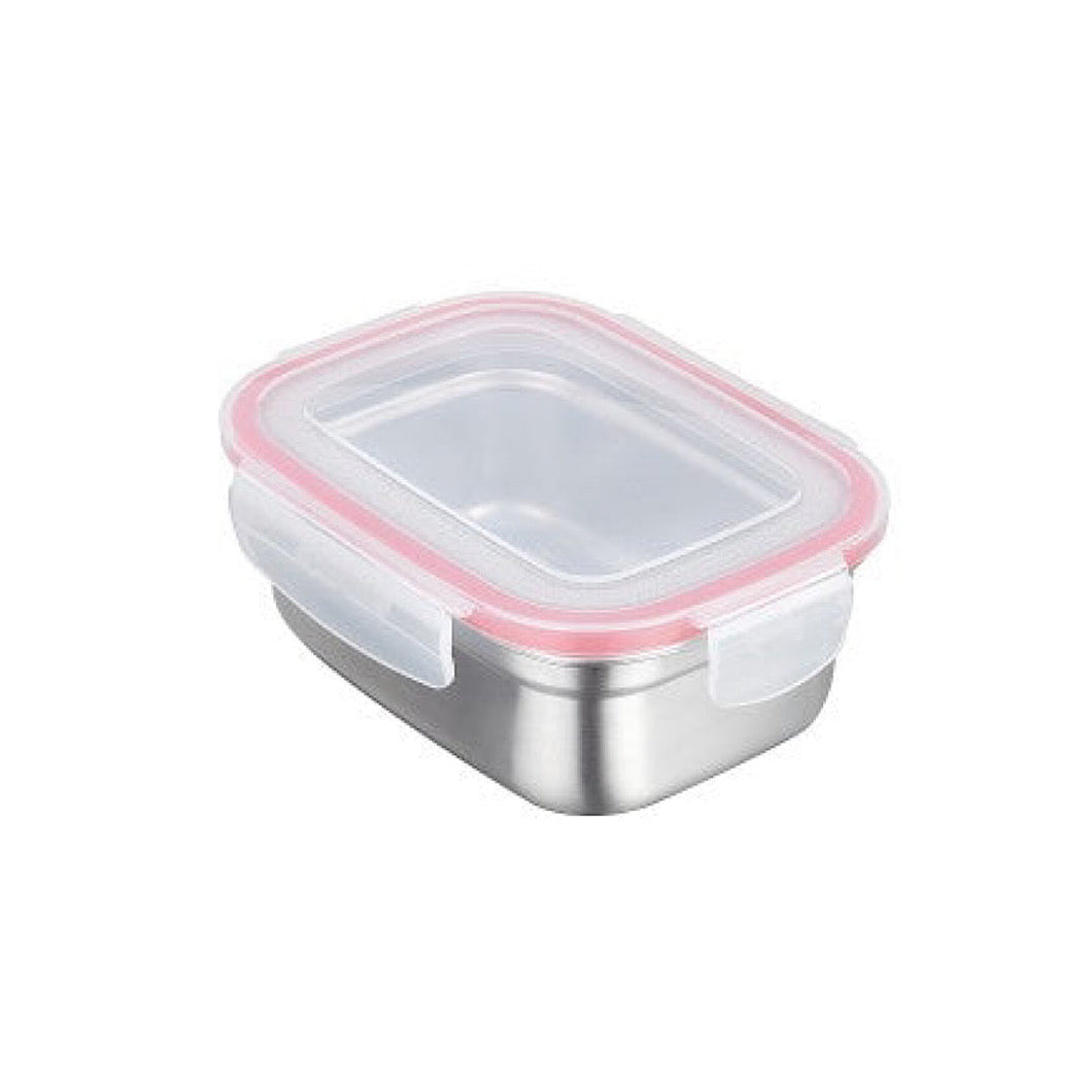 Inox Food Container Titanium 2700ml Rect