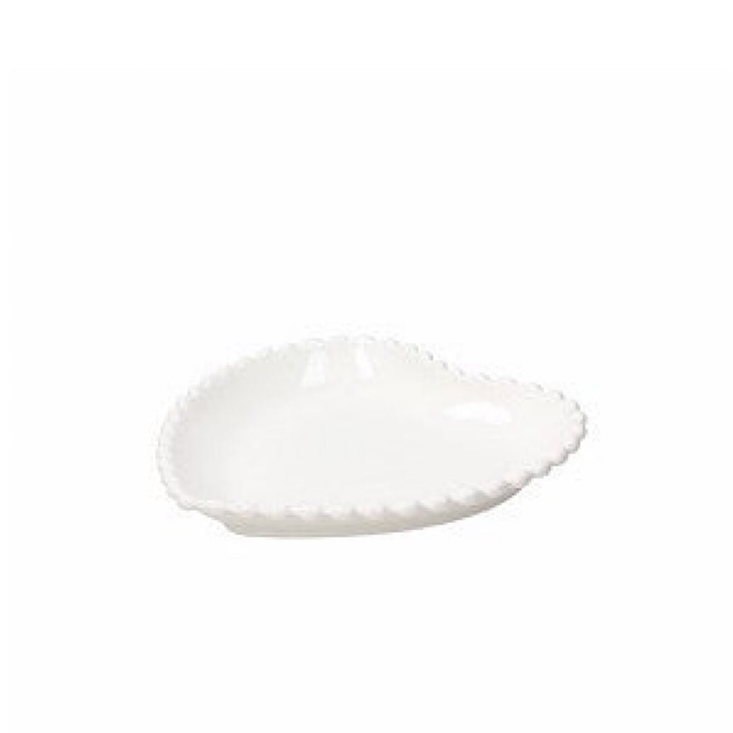 Ornament Pearl Plate Heart Shape 26 cm