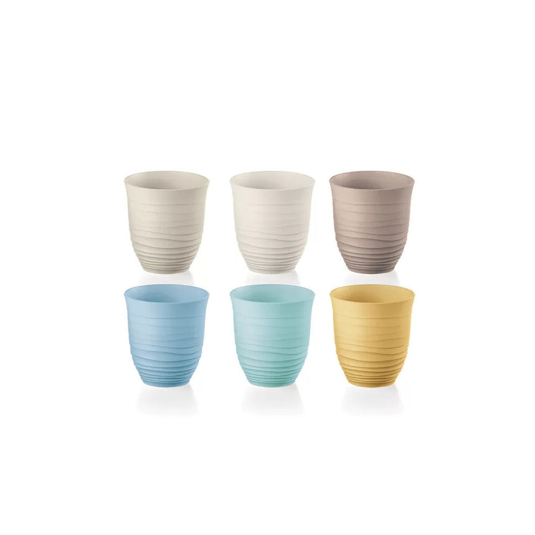 Set Of 6 Low Tumblers 'Tierra'