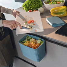 Load image into Gallery viewer, &#39;Bio Wasty&#39; Food Waste Caddy Powder Blue
