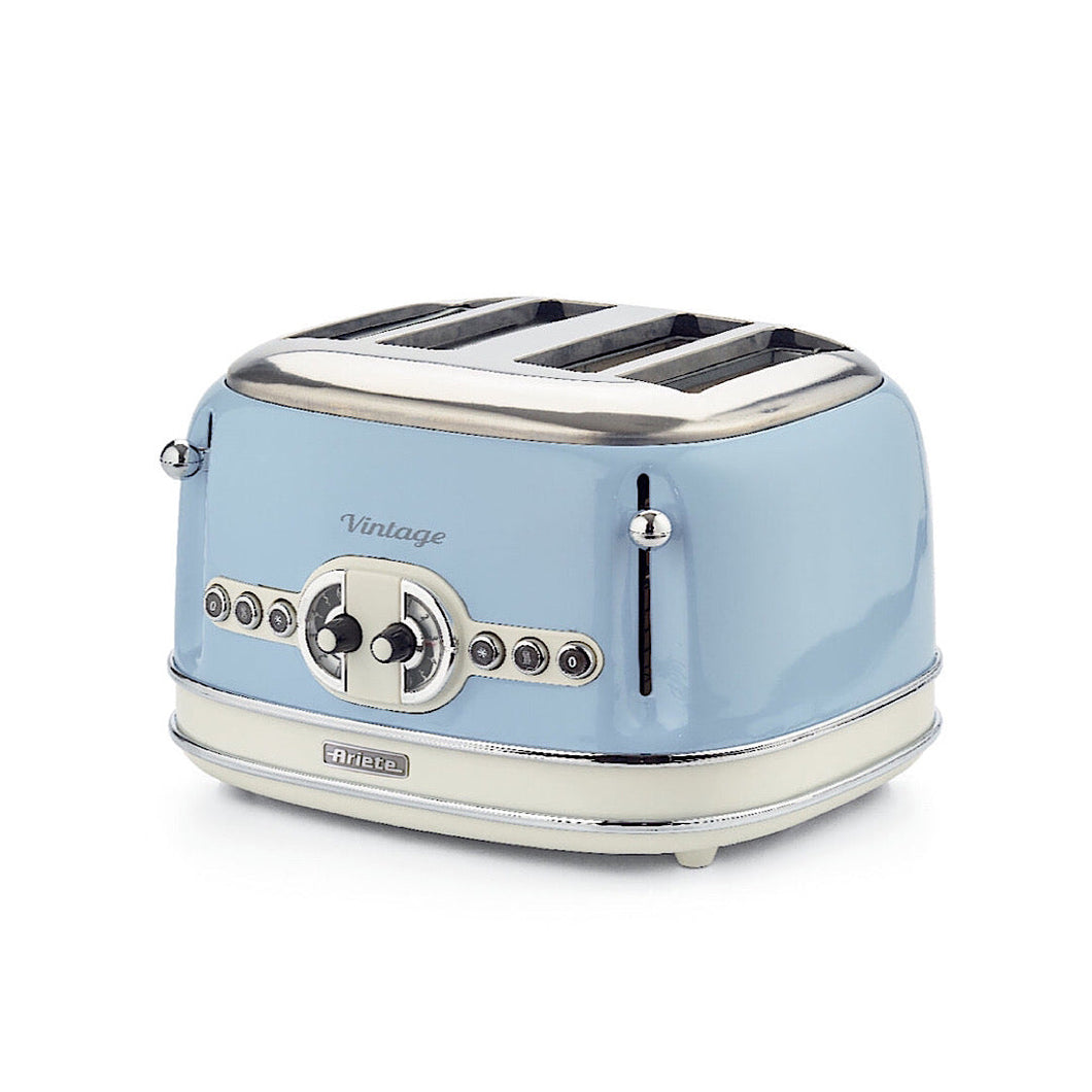 Vintage Toaster 4S 1600W Blue