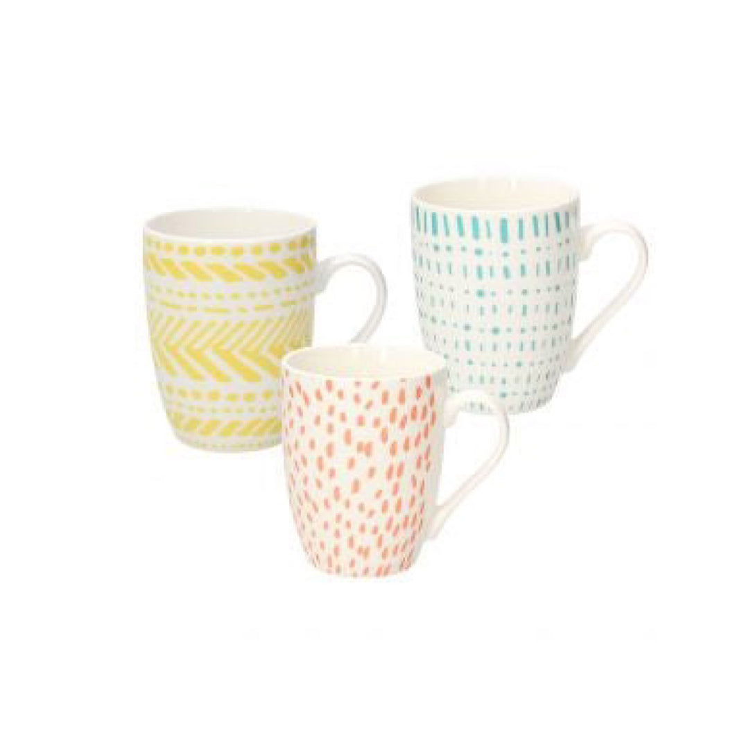 Iris Agua Mug 350cc set 3pcs