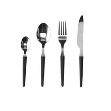Load image into Gallery viewer, Anthony Zen Anthracite Cutlery 24 pcs
