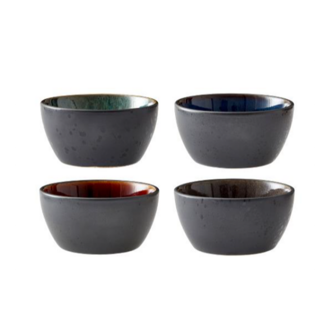 Bowl 12 cm 4 Pcs Black Ass Bitz