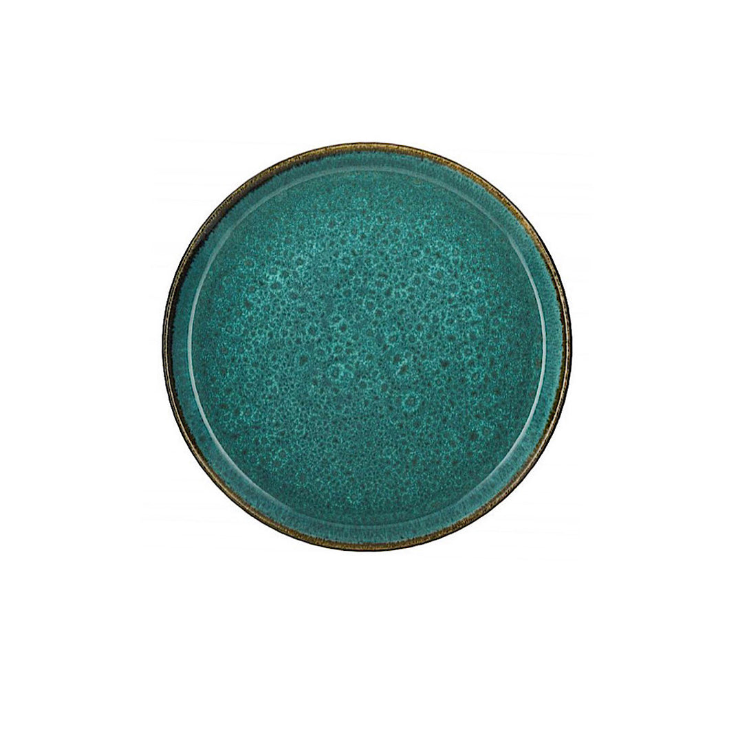 Stoneware Gastro Plate 21cm Green/ Green